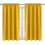 Conjunto de cortinas blackout amarelas com isolamento térmico, 132 x 137 cm (52 x 54 polegadas) 2