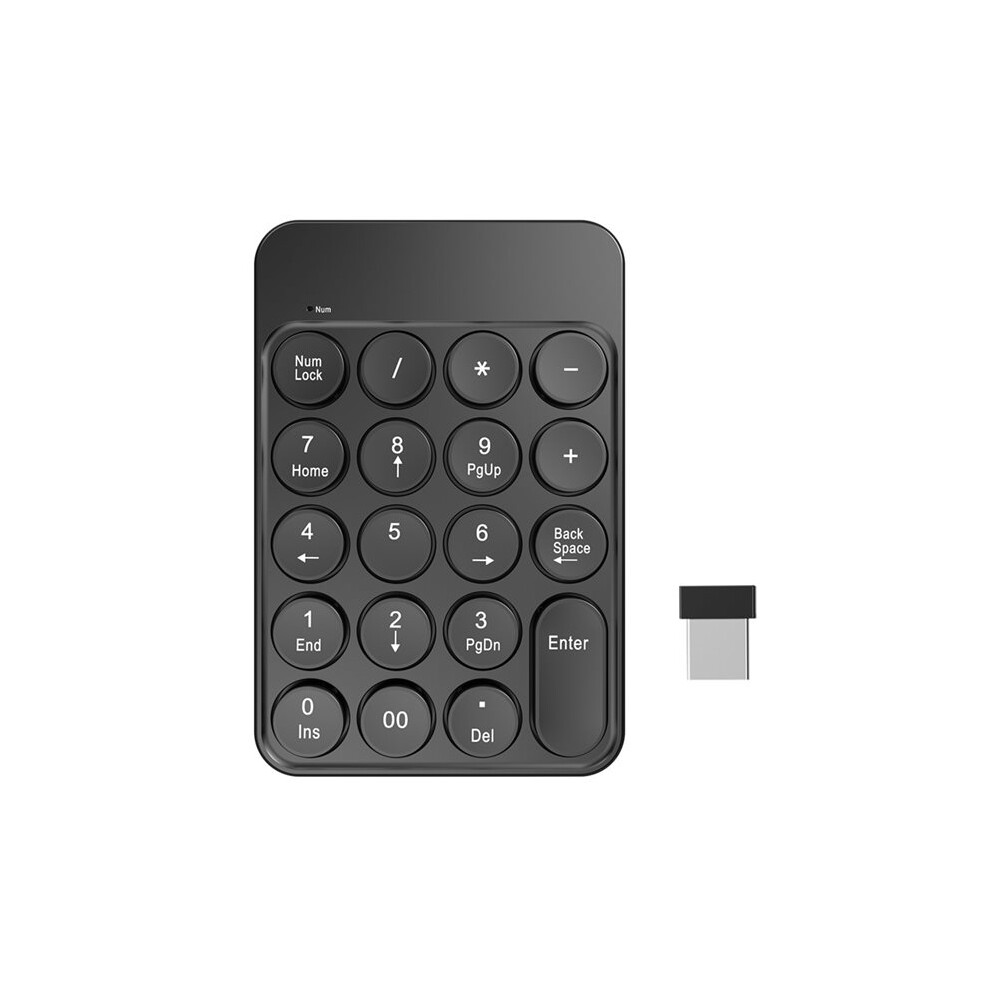 2.4G Wireless Bt Numeric Keyboard 19 Keys Digital Number Pad Keypad Accounting Bank Keypad For Pc Laptop Notebook 4711695851445