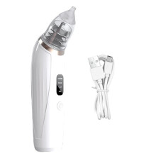 Aspiratore Nasale Elettrico per Bambini, Dispositivo di Aspirazione Nasale Ricaricabile, Punte In Silicone Alimentare, 3 Modalità di Aspirazione,