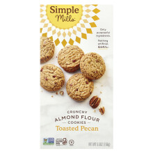 Simple Mills, Galletas de Harina de Almendras, Tostadas de Nuez de Pecán, 5,5 oz (156 g)