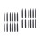 24Pcs Lawn Lamp Ground Plug Black Plastic for Landscape Lighting Use 4