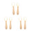 3Ensembles Couverts Silicone Fourchette 7