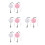 8Pièces Laisse Rétractable Portable Petits Animaux Nylon 7