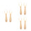 3Ensembles Couverts Silicone Fourchette 9