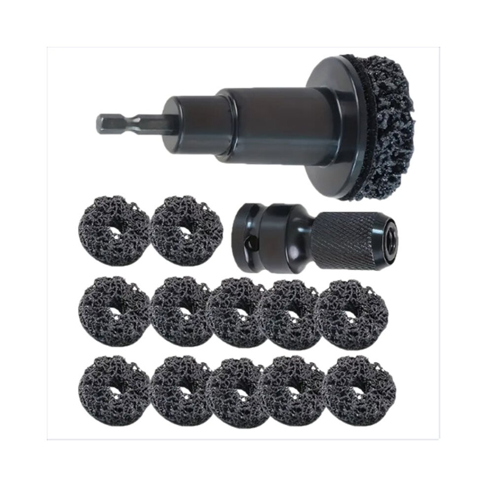 Wheel Hub Cleaning Kit, Rust Removal For Lug Studs And Rotors, Wheel Stud And Hub Cleaner, Brake Hub Cleaning Kit 4712117415443