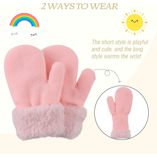 Babyvantar Fleece Varma Unisex Vinterhandskar 1 Par 1
