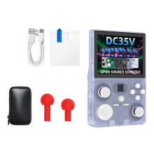 DC35V Retro Handheld Game Console 128GB 3.5Inch IPS Screen Portable Pocket Video Player Supports 30+ Emulators