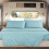 Ensemble de draps en microfibre 1800 fils pour camping-car, format Queen 2