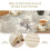 Linneduk Kuststranddesign 33x23 cm 4