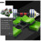 Kettlebell Dumbbell Rack Stand Green 2 pcs 5