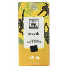 Endangered Species Chocolate, Glad Donker Chocolade, 72% Cacao, 3 oz (85 g)