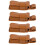 4Pièces Étuis Rangement Harmonica Cuir Marron Légers 7