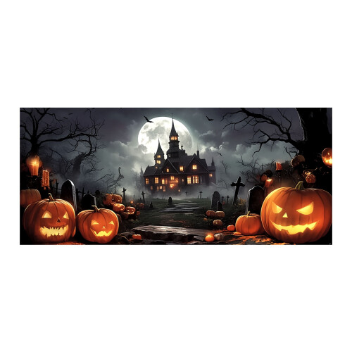 Κάλυμμα Πόρτας Γκαράζ για Halloween 7x16ft Καζάνι Μάγισσας 2