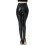 Dameslegging van imitatieleer met hoge taille 2