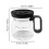 Hittebestendige koffiemok van transparant glas (473 ml) 4