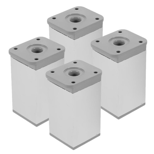 Gambe per divano quadrate FRCOLOR, 4 pezzi, 8x5x4,2 cm 2