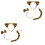 6Sets Leopard Oren Haarband Met Set Cosplay En Feest 3