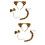 6Sets Leopard Oren Haarband Met Set Cosplay En Feest 7