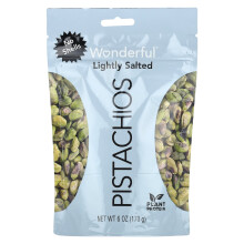 Wonderful Pistachios, Wonderful Pistacchi, Leggermente Salati, Senza Noci, 6 oz (170 g)