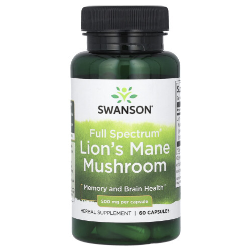 Swanson, Maimuța de lemn spectrum complet, 500 mg, 60 Capsule