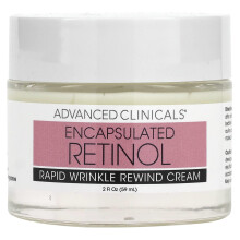 Advanced Clinicals, Retinolo Encapsulato, Creme per Ridurre le Rughette, Senza Profumo, 2 fl oz (59 ml)