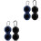 4Pièces Protectrice De Golf Silicone Aluminium 7