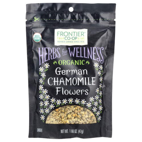Frontier Co-op, Οργανικό Γερμανικό Καμώμι Φύλλα, 1.66 oz (47 g)
