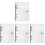 4Ensembles Protège-Cahiers PVC A6 Pour Notes Et 3
