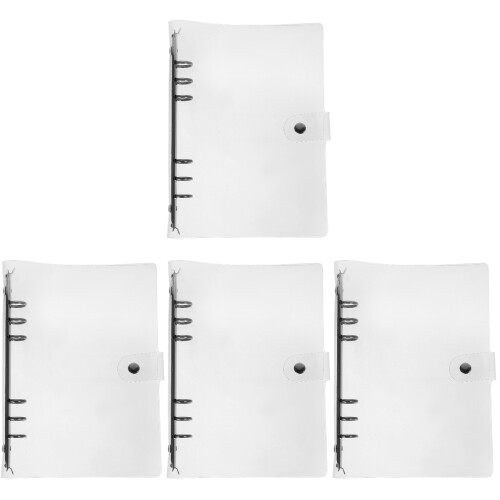 4Ensembles Protège-Cahiers PVC A6 Pour Notes Et 2