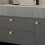 Round Gold Cabinet Knobs Aluminum Drawer Pulls 24 3
