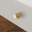Round Gold Cabinet Knobs Aluminum Drawer Pulls 24 4