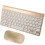 Conjunto de teclado e mouse sem fio, dourado, ABS, 78 teclas 2