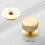 Round Gold Cabinet Knobs Aluminum Drawer Pulls 24 7