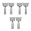 6Pièces Supports De Manche Mop Robustesse Chrome Pour Usage En Bureaux 5