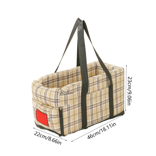 Siège auto pour petits chiens, portable, pour console centrale 2