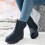 Men's Snow Boots for Wide Feet Blue Size 8.5 8