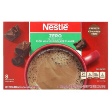 Nestle Hot Cocoa Mix, Nestle Mix di Cioccolato Caldo, Mix di Cioccolato Caldo, Cioccolato al Latte Ricco, 8 Buste, 0.28 oz (8 g) Ogni