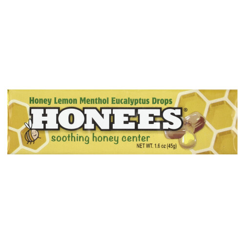 Honees, Μέλι Λεμόνι Μενθόλ Ευκάλυπτος Συσκευές , 1.6 oz (45 g)