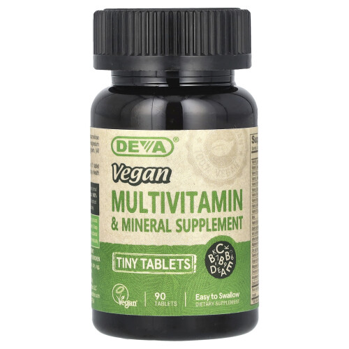 Deva, Vegan Multivitamin & Mineral Supplement, 90 Tablets