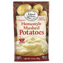 Edward & Sons, Batatas Amassadas Orgânicas, Homestyle, 3.5 oz (100 g)