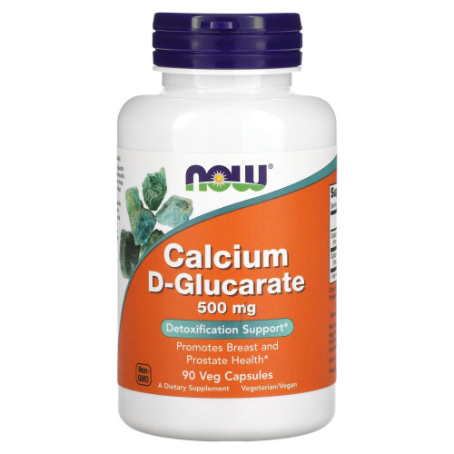 NOW Foods Calcium D-Glucarate, 500mg - 90 vcaps