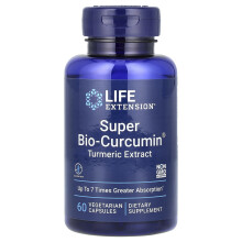 Life Extension, Super Bio-Curcumin, Estratto di Turmerica, 60 Capsule Vegetariana