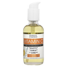 Advanced Clinicals, C-vitamin, világosító testolaj, 3,8 fl oz (112 ml)