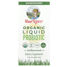 MaryRuth's, Biologisch Vloeibare Probiotica, Geen Smaken, 2 fl oz (60 ml)