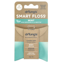 Dr. Tung's, Ecosentials Smart Floss, Mint, 30 yd (27 m)
