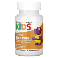 California Gold Nutrition, Zinek Plus Lžičky pro Děti, Přírodní Tangerína, 90 Lžic