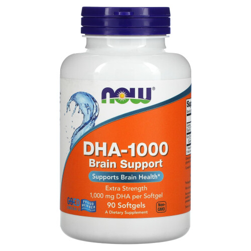 NOW Foods DHA-1000 Brain Support - 90 softgels