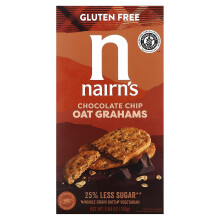 Nairn's, Oat Grahams, Bez Gluténu, Čokoládové Kusy, 5.64 oz (160 g)
