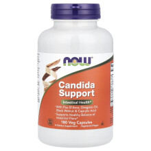 NOW Foods, Candida Ondersteuning, 180 Veg Capsules