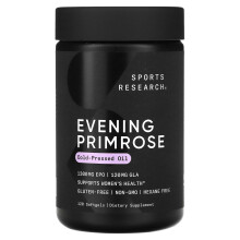 Sports Research, Primrose da Tarde, 1,300 mg, 120 Softgéis